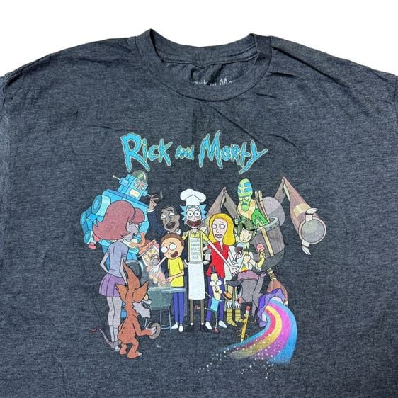 เสื้อยืดผ้านิ่ม Rick and Morty​ ใหม่​มาก​ Size XL​ 