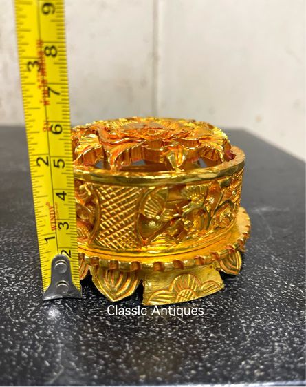 กระถาง กำยาน กะไหล่ทอง สะสมA26 รูปที่ 12