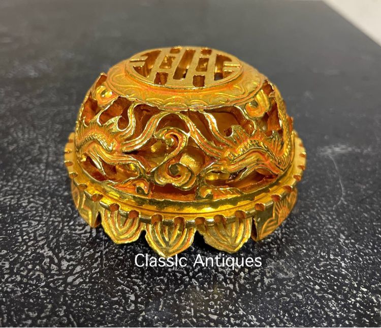 กระถางกำยาน มังกรกะไหล่ทอง สะสมA2 รูปที่ 3