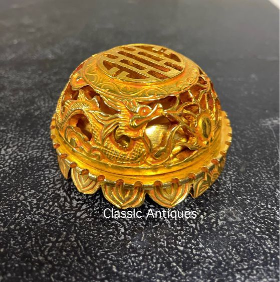 กระถางกำยาน มังกรกะไหล่ทอง สะสมA2 รูปที่ 4