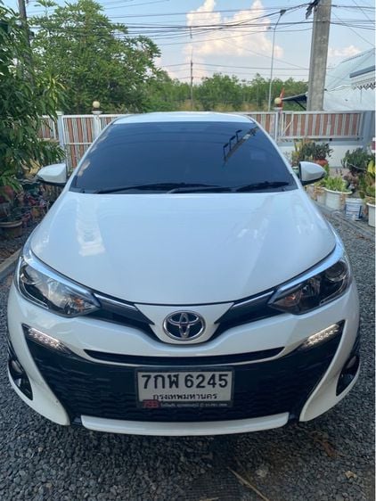 Toyota Yaris 2018 1.2 G เบนซิน เกียร์อัตโนมัติ ขาว รูปที่ 1
