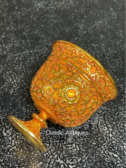 จอก กะไหล่ทอง สะสม รูปที่ 5