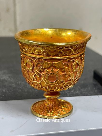 จอก กะไหล่ทอง สะสม รูปที่ 3