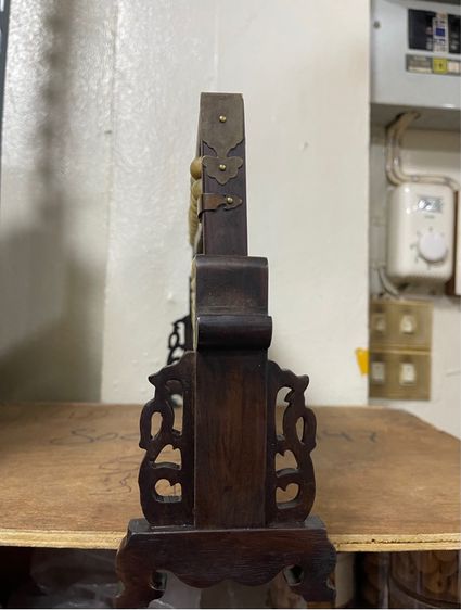 ลูกคิด ฐานไม้แกะสลักA6 รูปที่ 6