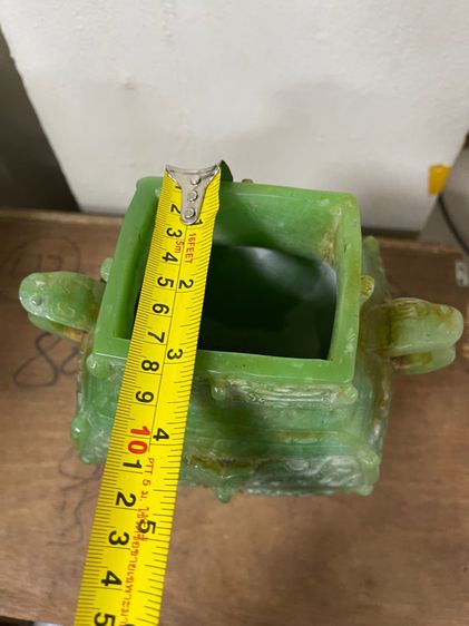 กระถางหินสองหู แกะสลักสะสมB5 รูปที่ 12