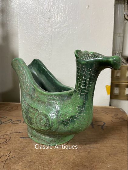 กระถางหิน แกะสลักสะสมB6 รูปที่ 2