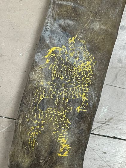 ม้วนเอกการจีน ห่อหุ้มด้วยหนัง เก่าสะสม รูปที่ 6