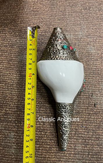 หอยสังข์  เวียนขวาหุ้มกะไหล่เงิน A2 รูปที่ 8