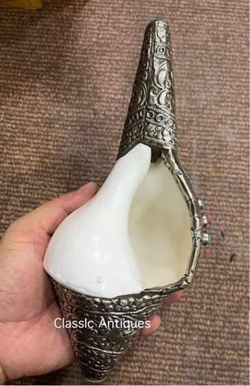 หอยสังข์  เวียนขวาหุ้มกะไหล่เงิน A2 รูปที่ 3