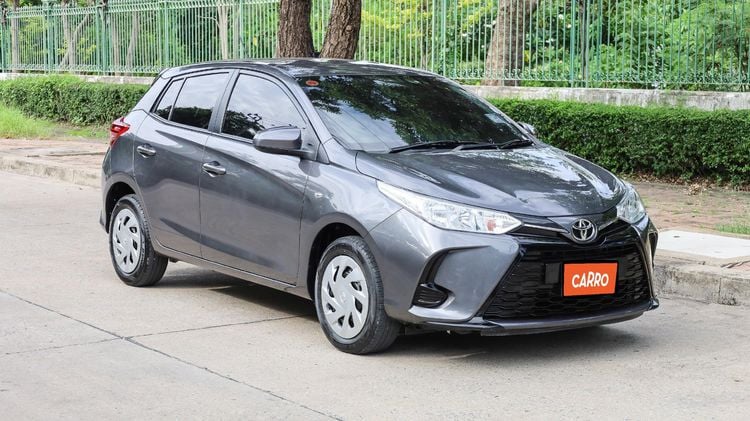 Toyota Yaris 2021 1.2 Entry Sedan เบนซิน ไม่ติดแก๊ส เกียร์อัตโนมัติ เทา รูปที่ 1