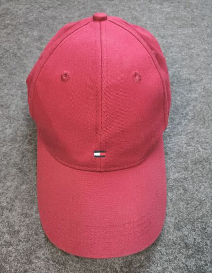 หมวกและหมวกแก๊ป หมวกแก๊ป Tommy Hilfiger สีแดง 