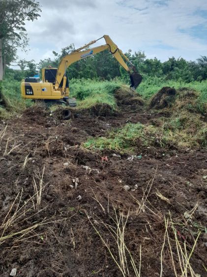 เคลียร์พื้นที่รกร้าง ปรับดิน ฝังกลบ ขนทิ้ง ยกร่องสวนปลูกต้นไม้ รูปที่ 18