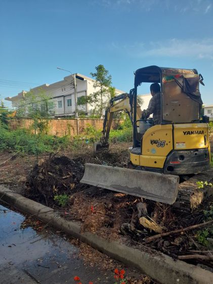 เคลียร์พื้นที่รกร้าง ปรับดิน ฝังกลบ ขนทิ้ง ยกร่องสวนปลูกต้นไม้ รูปที่ 2