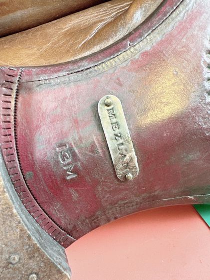 รองเท้าหนังแท้ Mezlan Sz.13us47eu30.5cm Made in Spain รุ่นJulio สีน้ำตาล พื้นหนัง แบรนด์ดี ของใหม่หลักหมื่น สภาพสวย ไม่ขาดซ่อม รูปที่ 7