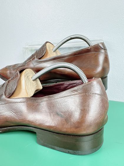 รองเท้าหนังแท้ Mezlan Sz.13us47eu30.5cm Made in Spain รุ่นJulio สีน้ำตาล พื้นหนัง แบรนด์ดี ของใหม่หลักหมื่น สภาพสวย ไม่ขาดซ่อม รูปที่ 10