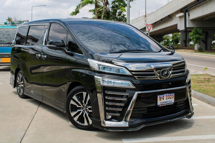 Toyota Vellfire 2019 2.5 Z G Edition Utility-car เบนซิน ไม่ติดแก๊ส เกียร์อัตโนมัติ ดำ รูปที่ 2