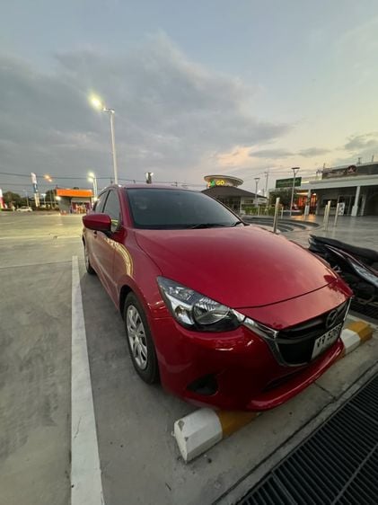 Mazda Mazda 2 2016 1.3 High Sedan เบนซิน เกียร์อัตโนมัติ แดง รูปที่ 1