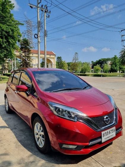 Nissan Note 2018 1.2 VL Sedan เบนซิน ไม่ติดแก๊ส เกียร์อัตโนมัติ แดง รูปที่ 1