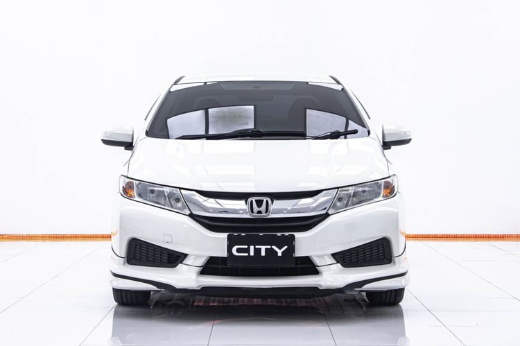 Honda City 2014 1.5 V Plus i-VTEC Sedan เบนซิน LPG เกียร์อัตโนมัติ ขาว รูปที่ 4