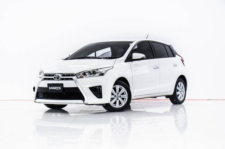 Toyota Yaris 2014 1.2 G Sedan เบนซิน ไม่ติดแก๊ส เกียร์อัตโนมัติ ขาว รูปที่ 4