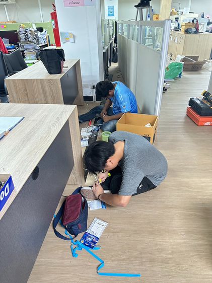 ผู้รับเหมาเดินสายแลน ช่างเดินสายแลน รับวางระบบแลน โทร0897728004ช่างศรารักษ์ รูปที่ 12