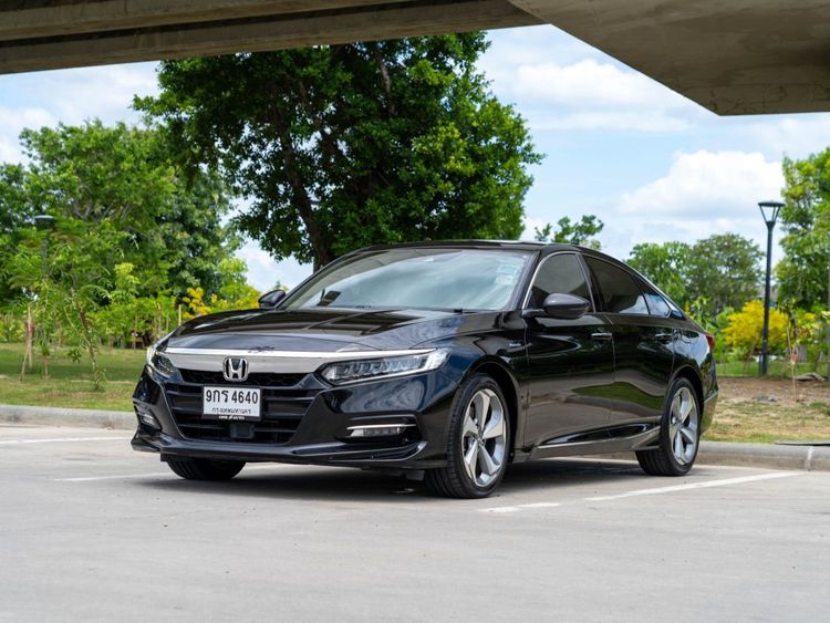 Honda Accord 2020 2.0 Hybrid Tech Sedan เบนซิน ไม่ติดแก๊ส เกียร์อัตโนมัติ ดำ รูปที่ 3