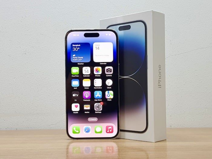 128 GB iPhone 14Pro 128Gb สี Silver ศูนย์ไทย สวย ครบกล่อง สุดคุ้ม