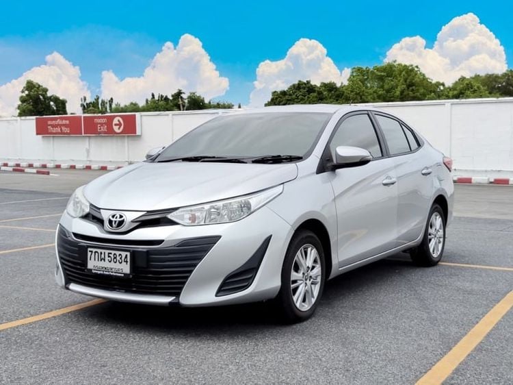 Toyota Yaris ATIV 2018 1.2 E Sedan ดีเซล ไม่ติดแก๊ส เกียร์อัตโนมัติ เทา รูปที่ 1