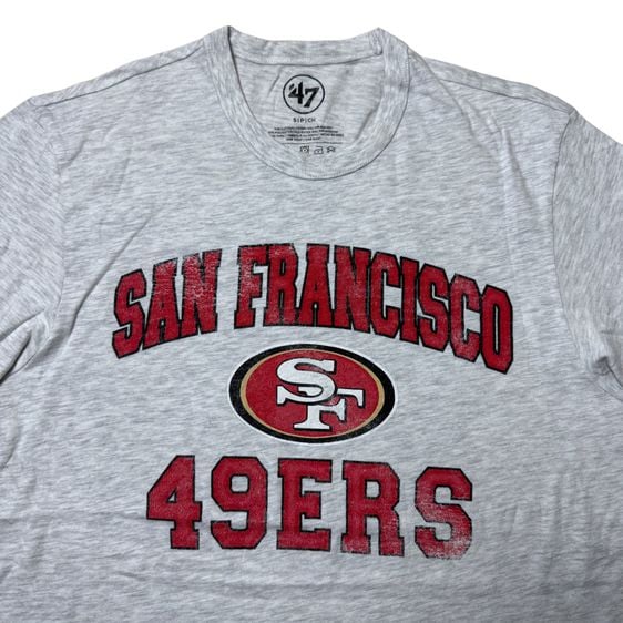 เสื้อยืด​ 47 x San Francisco 49ers ผ้านิ่มมาก Size SM