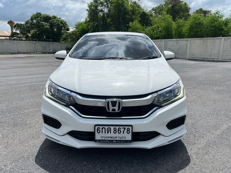 Honda City 2017 1.5 V Sedan เบนซิน ไม่ติดแก๊ส เกียร์อัตโนมัติ ขาว รูปที่ 2
