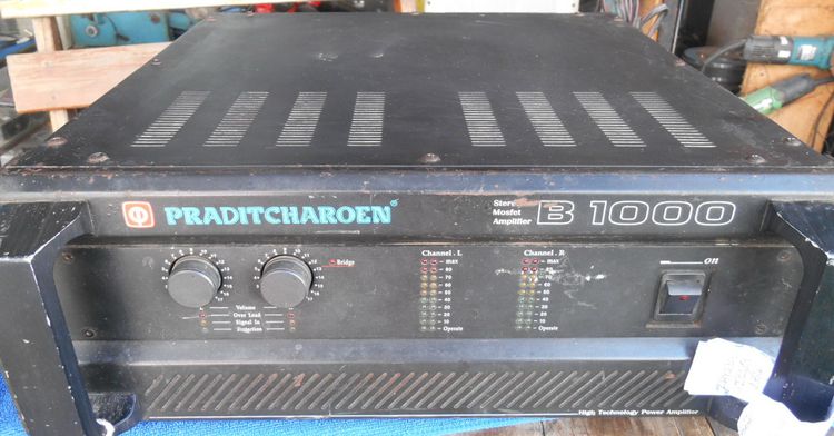 เพาเวอร์แอมป์ Praditcharoen B-1000 เพาเวอร์แอมป์มอสเฟส รูปที่ 3