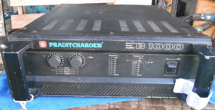เพาเวอร์แอมป์ Praditcharoen B-1000 เพาเวอร์แอมป์มอสเฟส รูปที่ 4