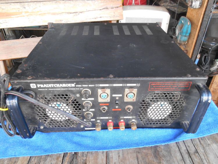 เพาเวอร์แอมป์ Praditcharoen B-1000 เพาเวอร์แอมป์มอสเฟส รูปที่ 8