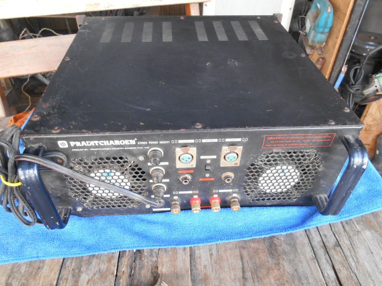 เพาเวอร์แอมป์ Praditcharoen B-1000 เพาเวอร์แอมป์มอสเฟส รูปที่ 7