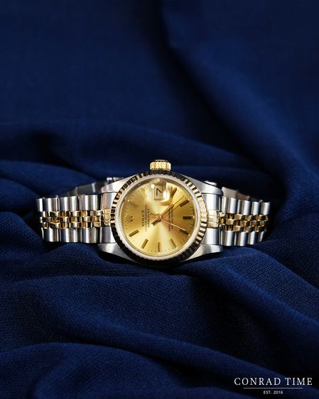 Rolex Datejust 69173 Champagne Dial Two-Tone Jubilee 1992 26mm.  รูปที่ 2