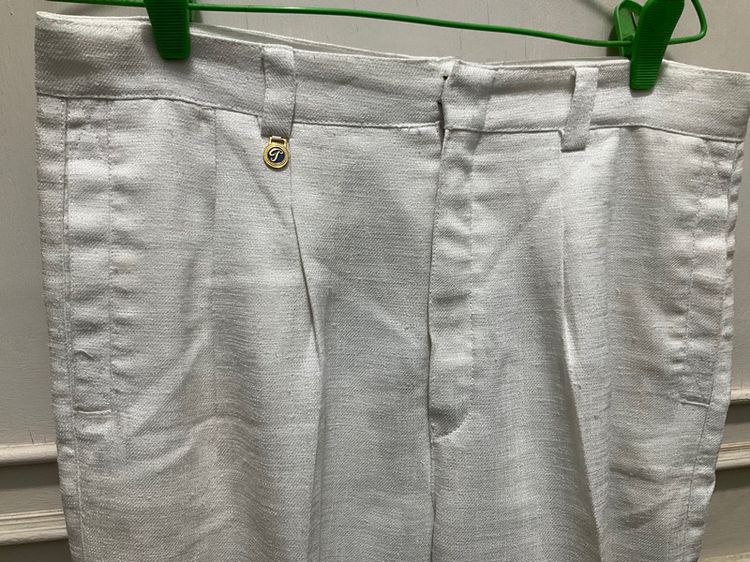 กางเกงยาว สีขาว เอว 33 สะโพก 44 ยาว 39 ปลายขากว้าง 14 นิ้ว 50 บาท รูปที่ 4