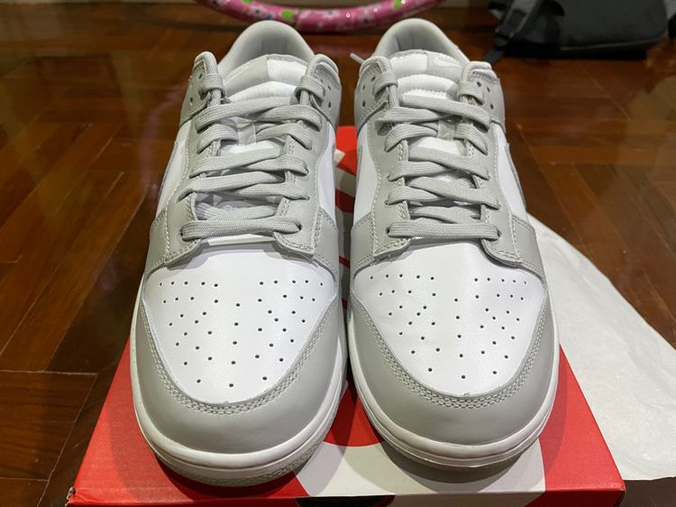 รองเท้า nike dunk low retro สีเทา สินค้าแท้ครบกล่อง รูปที่ 4