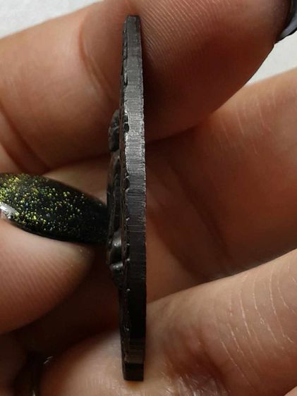 เหรียญพัดยศหลวงปู่โต๊ะ วัดประดู่ฉิมพลี ทองแดงรมดำ รูปที่ 4