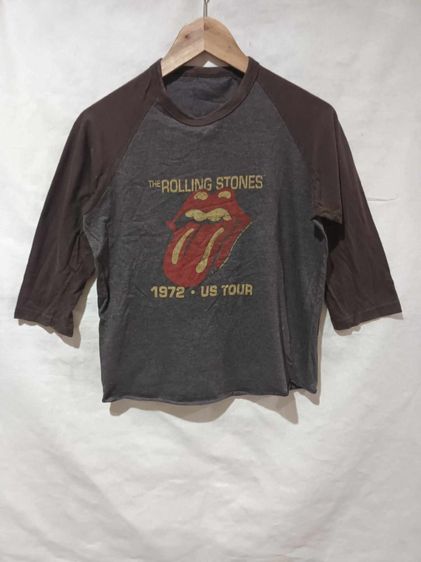 อื่นๆ อื่นๆ น้ำตาล แขนยาว เสื้อแขนสามส่วน The Rolling Stones 1972 us Tour T-shirt
