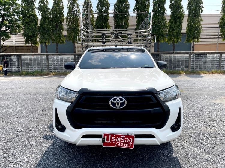 Toyota Hilux Revo 2021 2.8 ENTRY STANDARD CAB Pickup ดีเซล ไม่ติดแก๊ส เกียร์ธรรมดา ขาว รูปที่ 2