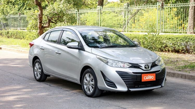 Toyota Yaris ATIV 2019 1.2 E Sedan เบนซิน ไม่ติดแก๊ส เกียร์อัตโนมัติ เทา รูปที่ 1