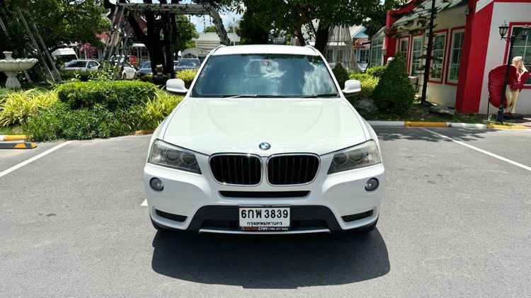 BMW X3 2012 2.0 xDrive20d 4WD Utility-car ดีเซล ไม่ติดแก๊ส เกียร์อัตโนมัติ ขาว รูปที่ 2