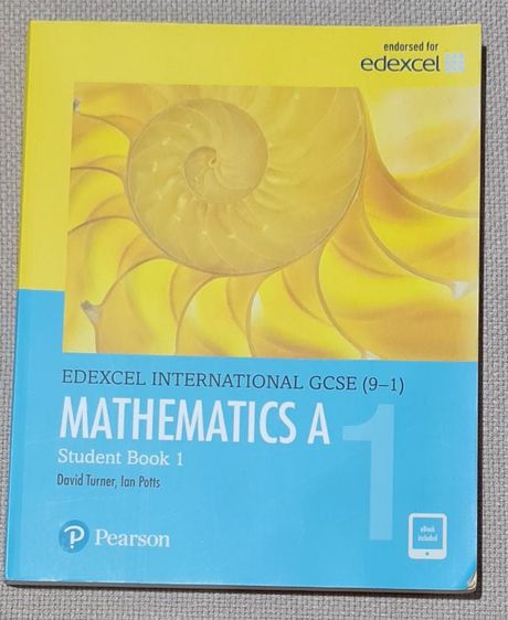 คณิตศาตร์ ขายหนังสือ Mathematics A Book 1 Edexcel IGCSE  ISBN 978-0-435-18144-4