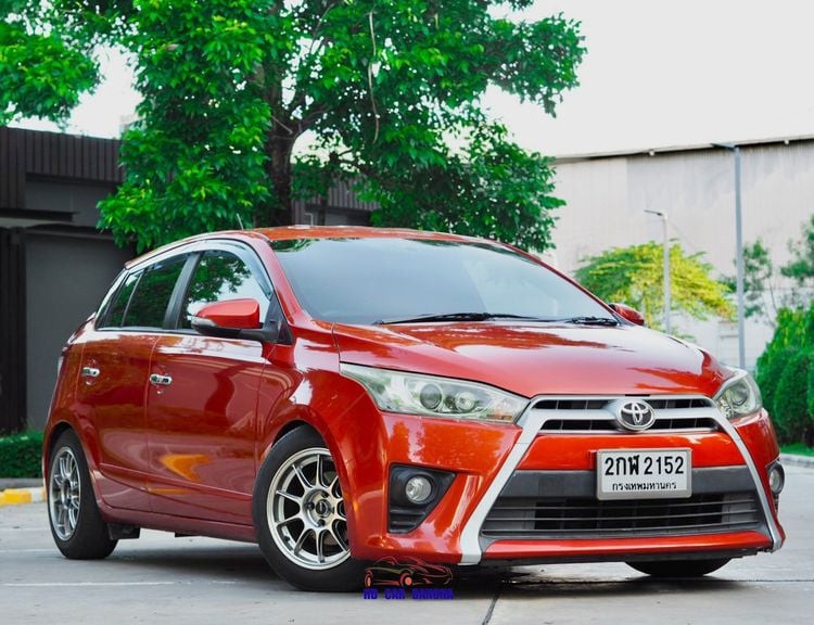 Toyota Yaris 2014 1.5 G Sedan เบนซิน ไม่ติดแก๊ส เกียร์อัตโนมัติ ส้ม