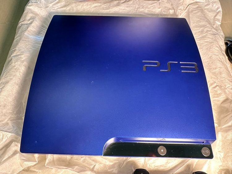 Sony เครื่องเกมส์โซนี่ เพลย์สเตชั่น PS3 (Playstation 3) เชื่อมต่อไร้สายได้ Playstation3 รุ่น Limited Granturismo 5 Racing Pack สีTitanium Blue