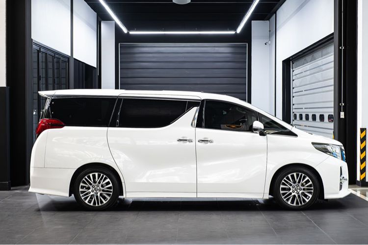 Toyota Alphard 2015 2.5 S C-Package Van เบนซิน ไม่ติดแก๊ส เกียร์อัตโนมัติ ขาว รูปที่ 3