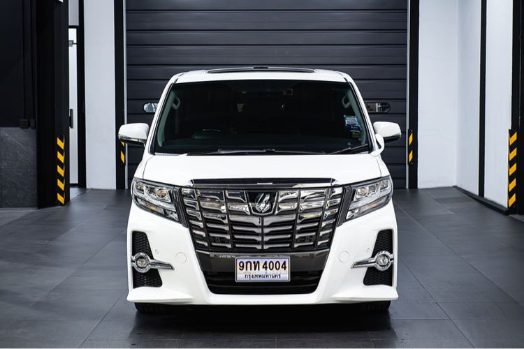 Toyota Alphard 2015 2.5 S C-Package Van เบนซิน ไม่ติดแก๊ส เกียร์อัตโนมัติ ขาว รูปที่ 2