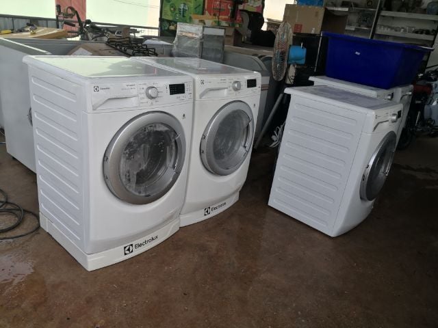 Electrolux เครื่องซักผ้าอบผ้า เครื่องซักผ้า 2 ระบบ อบแห้งได้ ในเครื่องเดียว