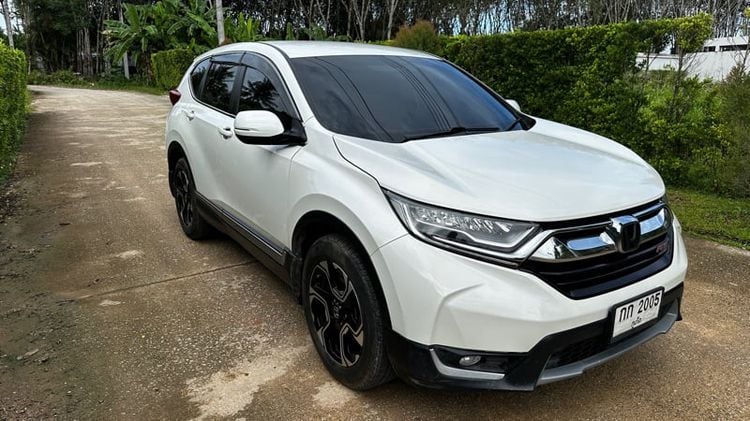 Honda CR-V 2018 2.4 ES 4WD Utility-car เบนซิน ไม่ติดแก๊ส เกียร์อัตโนมัติ ขาว