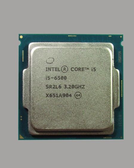ที่เก็บข้อมูลและเมมโมรี่การ์ด ซีพียู CPU intel i5-6500 3.2Ghz 4คอร์ 4เทรด ใช้งานปกติ